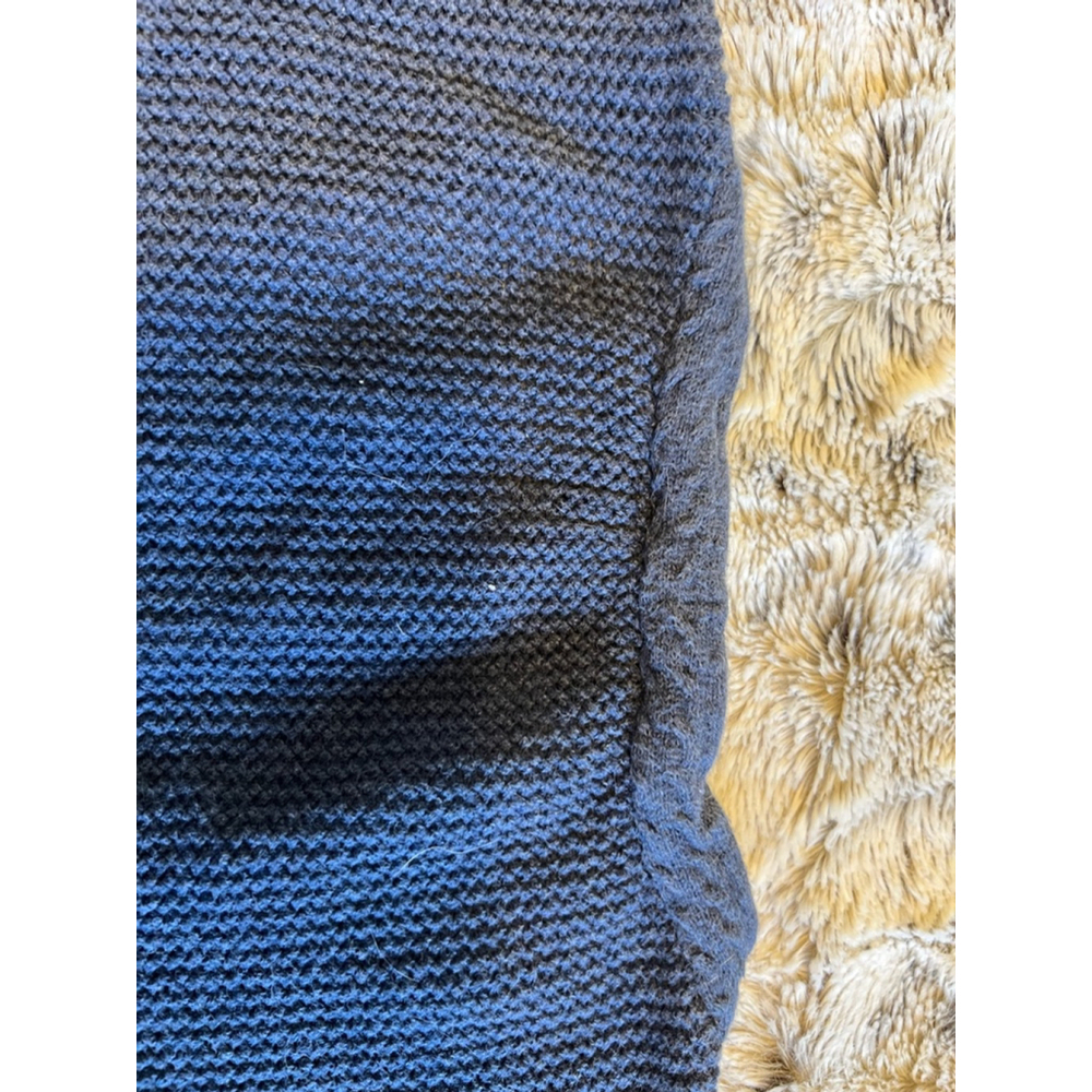 Vintage Pendleton Long Sleeve Cotton Knit Dark Blue Sweater Womens Size Large - Picture 11 of 16